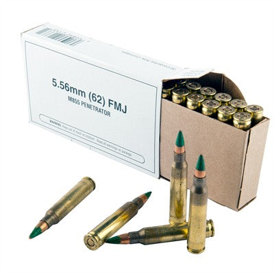 Winchester 5.56x45mm NATO Q3269 M855 Full Metal Jacket FMJ 62 Grain