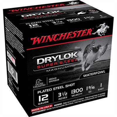 Winchester 12 Gauge XSM12L1 Drylok Super Steel Magnum 3.5" 1-9/16oz 1 Shot