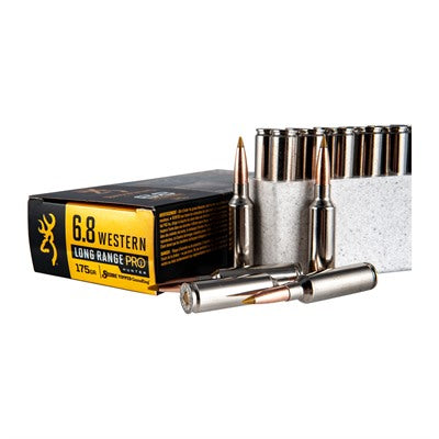 Browning 6.8 Western B192500682 Long Range Pro Hunter Sierra Tipped GameKing 175 Grain
