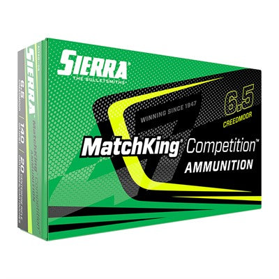Sierra 6mm Creedmoor A157004 Competition Sierra MatchKing Boat Tail Hollow Point BTHP 107 Grain