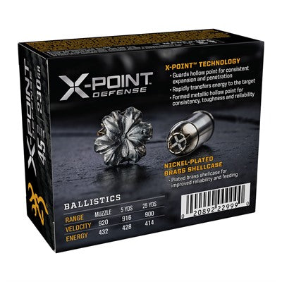 Browning .45 ACP/Auto B191700452 X-Point Hollow Point HP 230 Grain