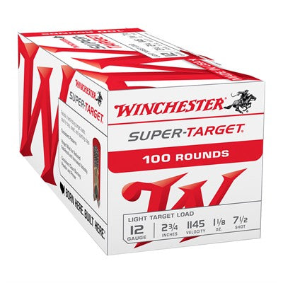 Winchester 12 Gauge TRGT127VP Super-Target Light Target 2.75" 1-1/8oz 7.5 Shot