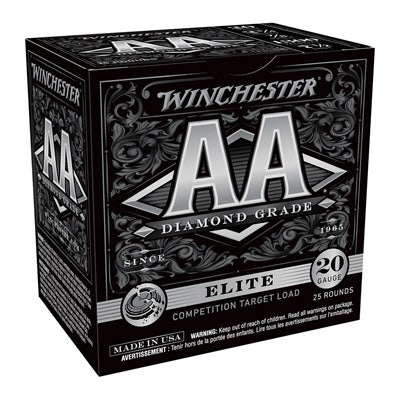 Winchester 20 Gauge AADG207 AA Diamond Grade Elite Trap 2.75" 7/8oz 7.5 Shot