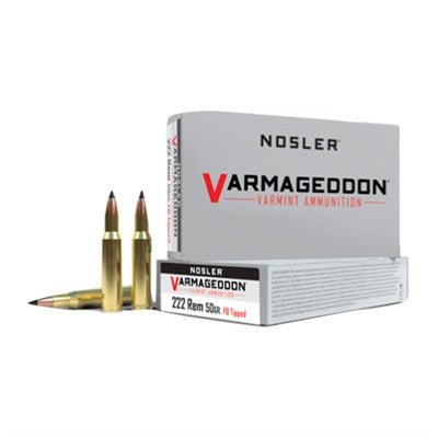 Nosler .222 Remington 65137 Varmageddon FB TIPPED 50 Grain