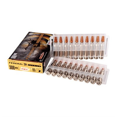 Federal .308 Win / 7.62x51mm P308H Premium Barnes TSX 165 Grain