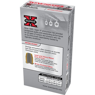 Winchester .45 ACP/Auto WC451 Super X Winclean Brass Enclosed Base 185 Grain