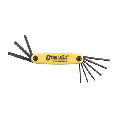 Gorilla Grip Fold-Up Hex Wrench Sets