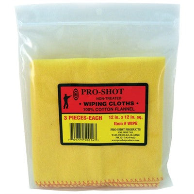 Firearm Cleaning Non-Treated Cloth (Pack of 3)