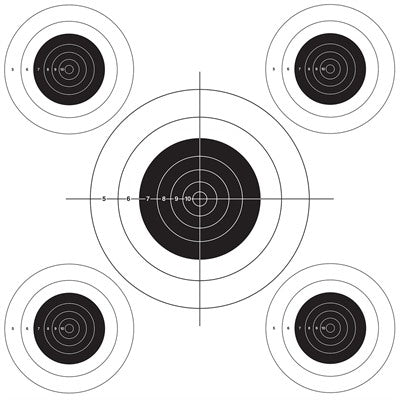 Bullseye Target Roll for Practice Shooting