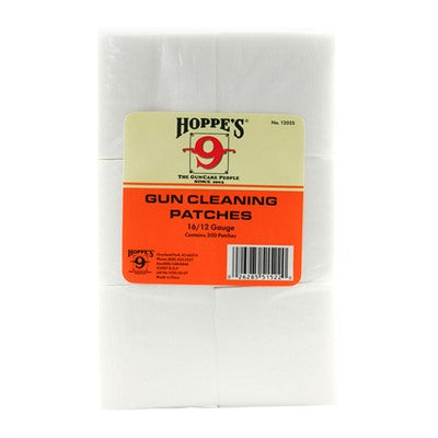 Hoppe's 12/16 Gauge Shotgun Patches 300 Count