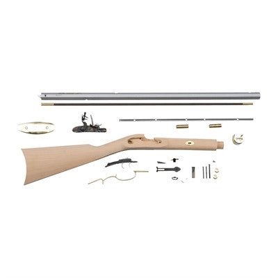 Frontier Muzzleloader Rifle Kit 50 Caliber Percussion 28" Bbl Raw Hardwood