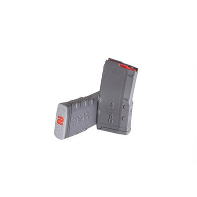 Amend2 M2 5.56mm 20rd AR-15 Gray Polymer Rifle Magazine with Red Follower