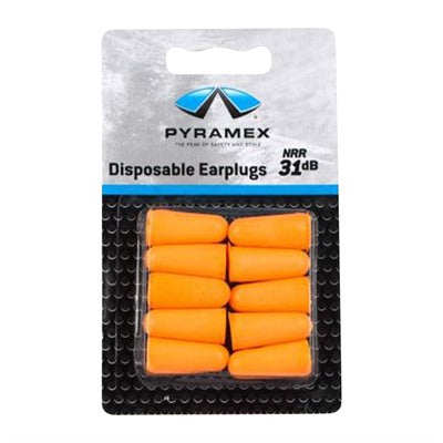 Pyramex NRR 31dB Disposable Uncorded Earplugs