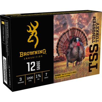 Browning 12 Gauge B193921237 TSS Tungsten Turkey 3" 1-3/4oz 7 Shot