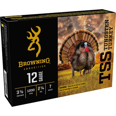 Browning 12 Gauge B193921247 TSS Tungsten Turkey 3.5" 21/4oz 7 Shot