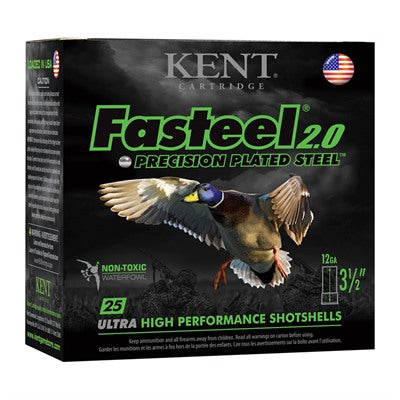 Kent Cartridge 12 Gauge K122FS306 Fasteel 2.0 Waterfowl 2.75" 1-1/16oz 6 Shot