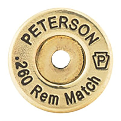 Peterson Cartridge 260 Remington Brass 500bx