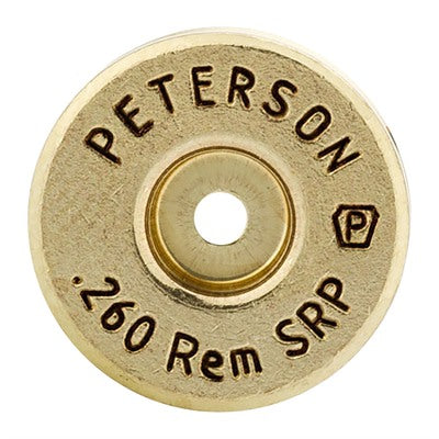 Peterson Cartridge 260 Remington Unprimed Brass 500ct