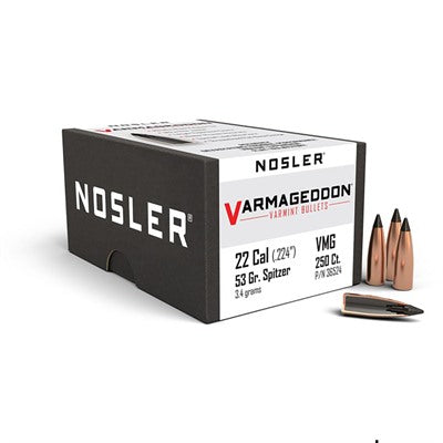 22 Caliber (.224") Varmageddon Tipped Varmint Reloading Projectiles