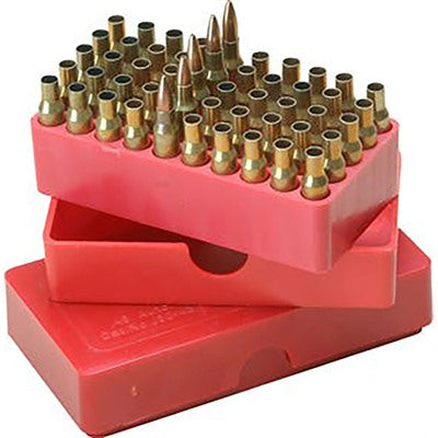 MTM 50-Round Slip-Top Ammunition Storage Box .45 ACP .41 Mag