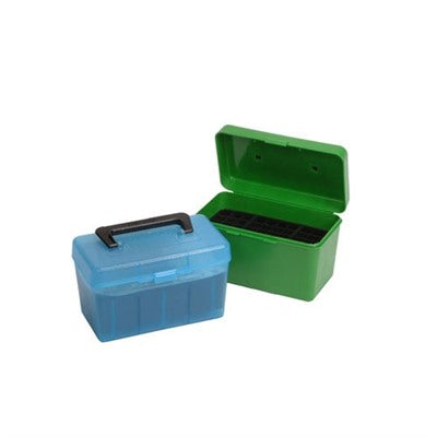 MTM Deluxe Ammo Storage Box 50 Round Handle .300 WSM .300 Ultra Mag