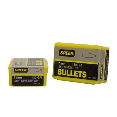 Speer Bullet 7mm Caliber .284" 130 Grain Spitzer