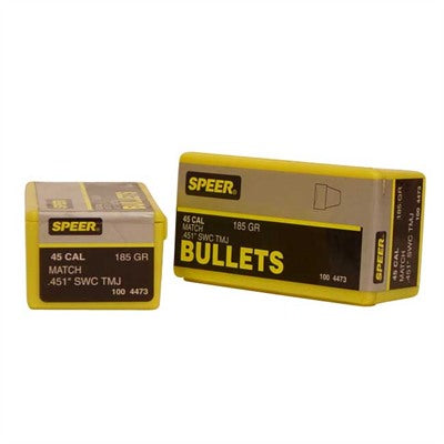 Speer .451 185gr SWC TMJ Match Reloading Component