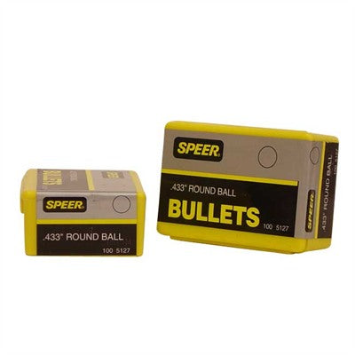 Speer Round Ball Muzzleloader .433 Diameter Bullet