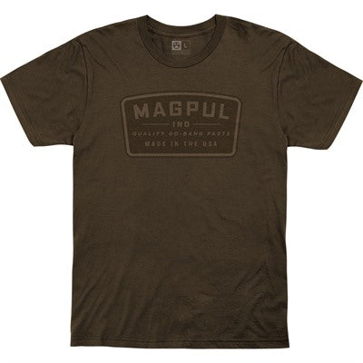 Go Bang Parts Cotton Tee Medium Brown