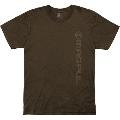 Vert Logo Brown Cotton Tee Large