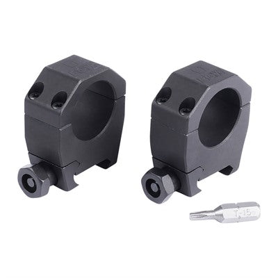 EGW Keystone Series 1" Scope Rings Medium Height Matte Black