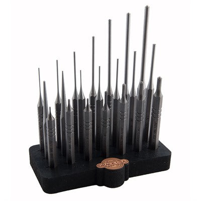 Steel Punch Set 21 Piece with Bench Block