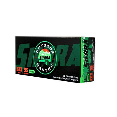 Sierra .223 Remington A937532 Outdoor Master Hollow Point Boat Tail HPBT 55 Grain