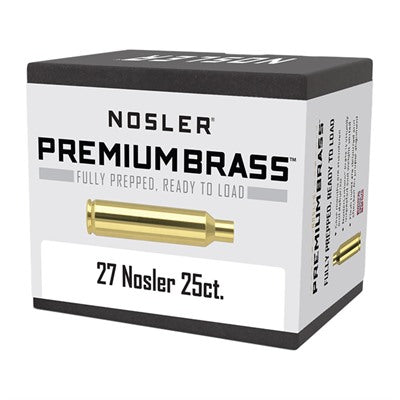 Premium 27 Nosler Rifle Brass Cases