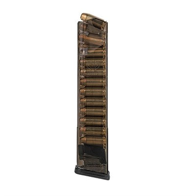 ETS Glock 22 .40 S&W Carbon Smoke Competition Magazine 24 Round 170mm Length