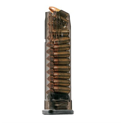 ETS Smith & Wesson M&P 9mm Luger Extended Carbon Smoke Handgun Magazine 21 Round