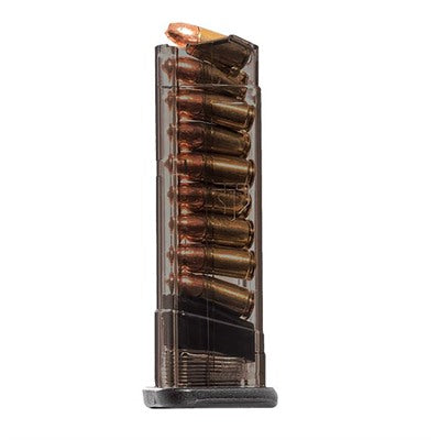 ETS S&W Shield 9mm 9RD Extended Carbon Smoke Handgun Magazine