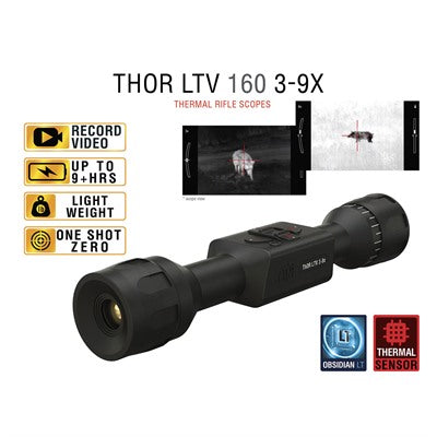 THOR LTV 3-9x Magnification Thermal Imaging Rifle Scope