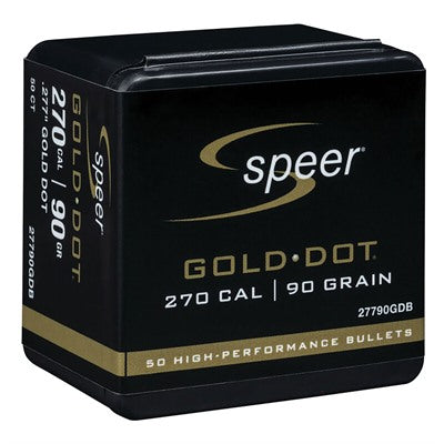 270 Caliber Gold Dot 270" Rifle Reloading Projectiles