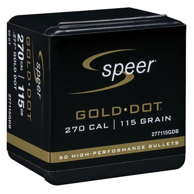 0.270" Gold Dot 270 Cal Reloading Rifle Bullets