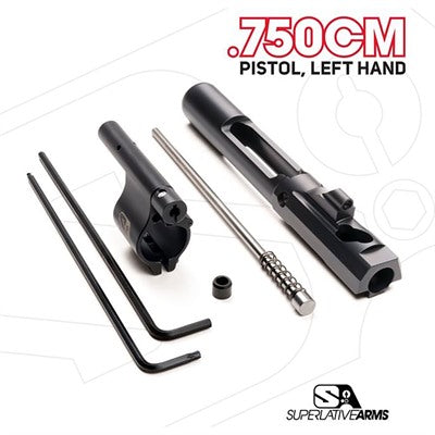 AR-15 Left Hand Adjustable Piston System – .750" Clamp Block