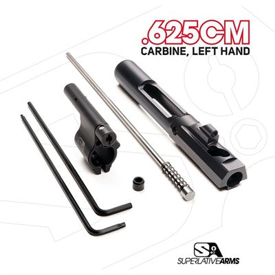 AR-15 Left Hand Adjustable Piston System – 0.625" Clamp-On Block