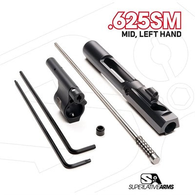 AR-15 Left Hand Adjustable Piston System – 0.625" Gas Block