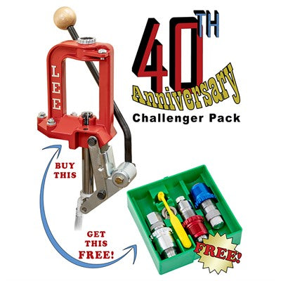 Breech Lock Challenger 40th Anniversary Press with 3-Die Reload Set