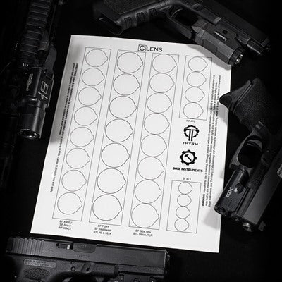 CLens Protective Lens Cover for Flashlights and Weapon Lights