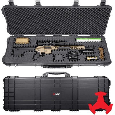 48 Inch Hard Protective Rifle Case with Foam Insert