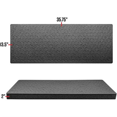 35.75" x 13.5" RAGAR Crosslinked Foam Rifle Case Insert