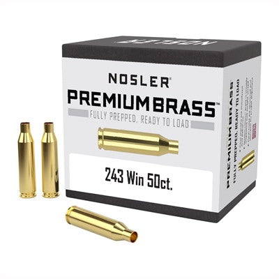 .243 Winchester Premium Brass Cases for Reloading