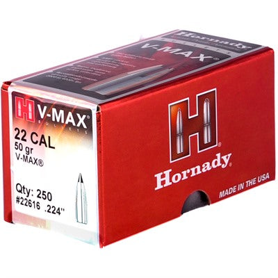 V-MAX .224" Boat Tail Polymer Tip Reloading Bullets