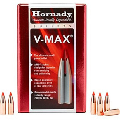 20 Caliber .204" V-MAX Reloading Rifle Projectiles